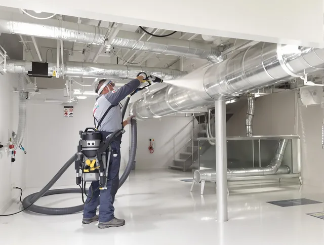 Professional central duct cleaning by Littleton Air Duct Cleaning in Littleton