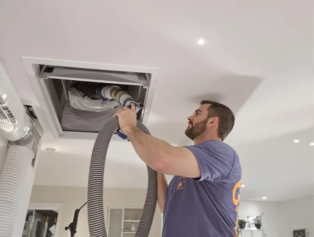 Precision indoor duct cleaning by Littleton Air Duct Cleaning in Littleton